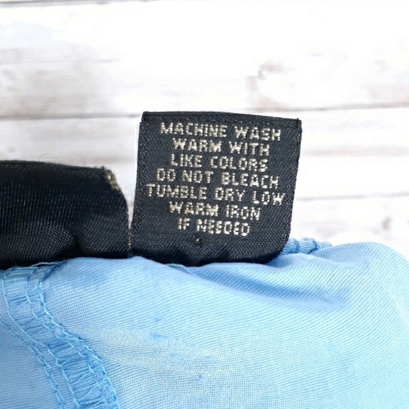 Guide Series Mens Fishing Shorts L Elastic Waist Nylon Blue 83A - Picture 4 of 4